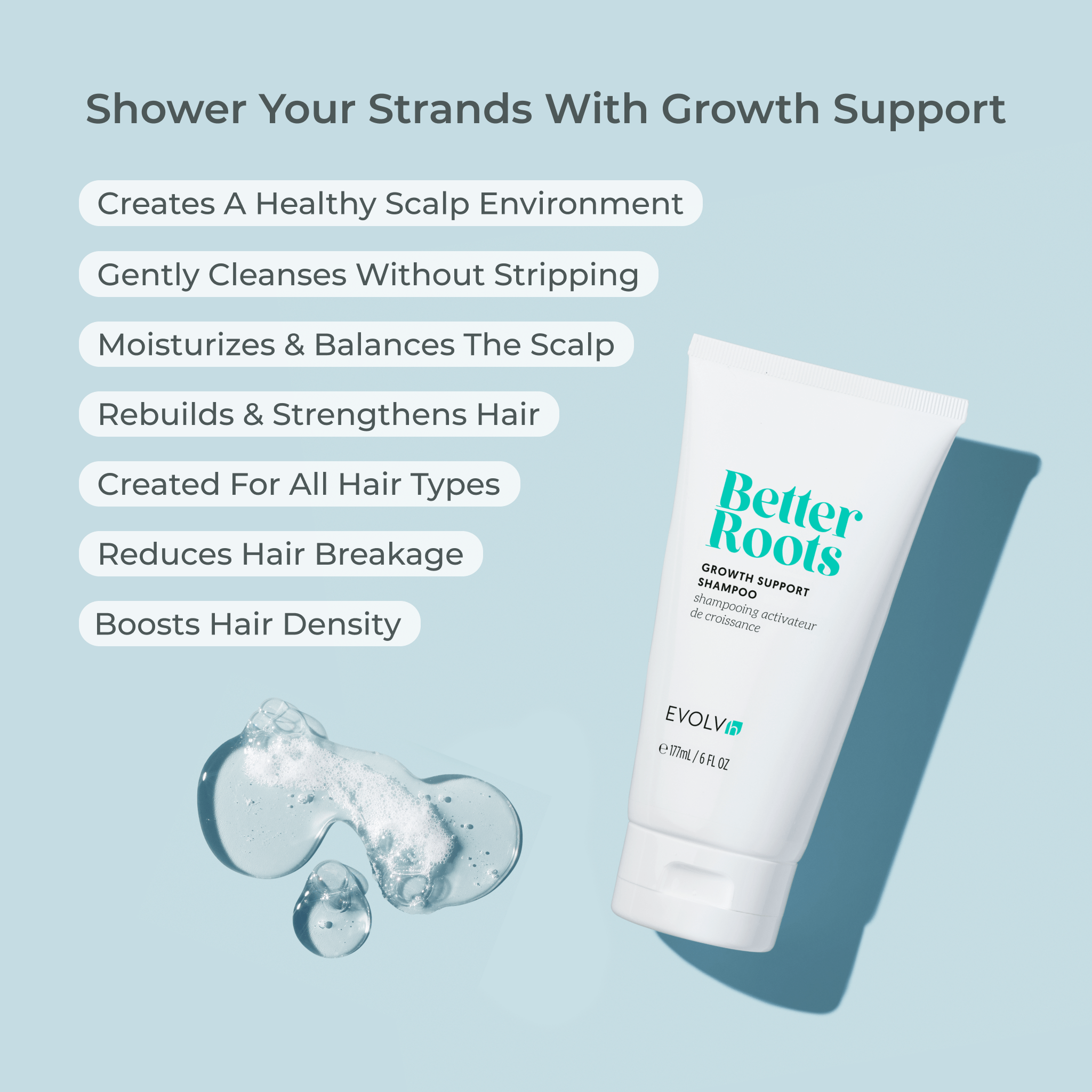 EVOLVh Better Roots Growth Support Shampoo and Conditioner Duo